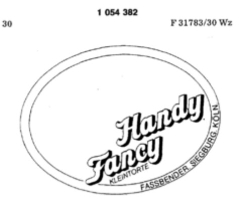 Handy Fancy KLEINTORTE Logo (DPMA, 03/08/1983)