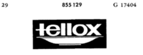 tellox Logo (DPMA, 08.04.1968)