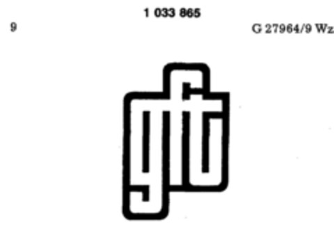 gft Logo (DPMA, 09.05.1980)