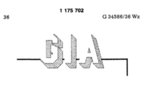 GIA Logo (DPMA, 30.07.1987)