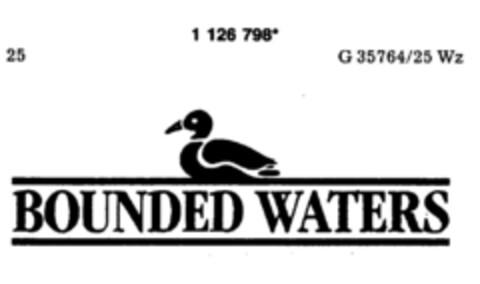 BOUNDED WATERS Logo (DPMA, 08/03/1988)