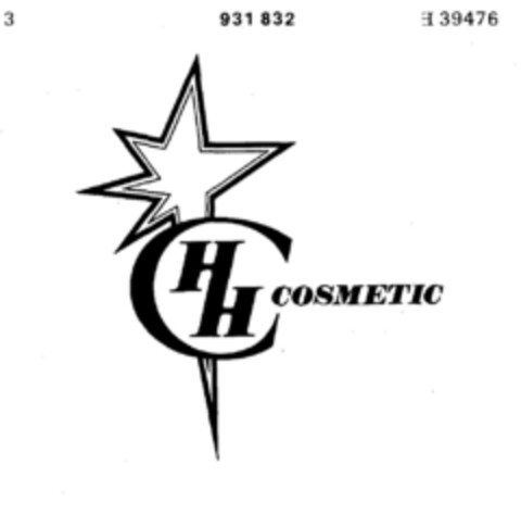 CHH COSMETIC Logo (DPMA, 25.05.1974)