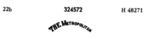 THE Metropolitan Logo (DPMA, 11/13/1923)