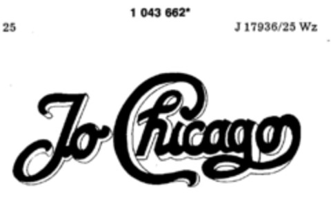 Jo Chicago Logo (DPMA, 11/24/1982)