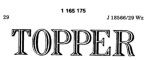 TOPPER Logo (DPMA, 02.09.1983)