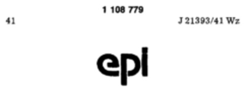 epi Logo (DPMA, 22.10.1986)