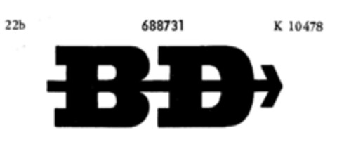 BD Logo (DPMA, 25.06.1955)