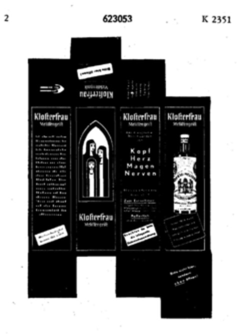 Klosterfrau Melissengeist Logo (DPMA, 19.02.1951)