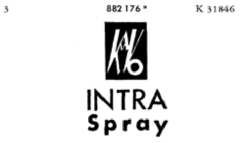 KAVO INTRA Spray Logo (DPMA, 16.02.1971)