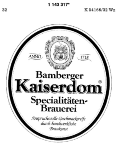 Bamberger Kaiserdom Logo (DPMA, 25.03.1989)