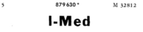 I-Med Logo (DPMA, 15.05.1970)