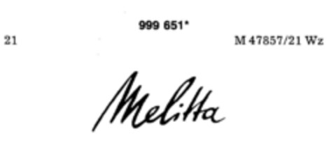 Melitta Logo (DPMA, 01/26/1980)