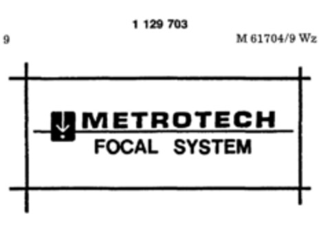 METROTECH FOCAL SYSTEM Logo (DPMA, 02.11.1987)