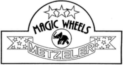 MAGIC WHEELS METZELER Logo (DPMA, 26.07.1990)