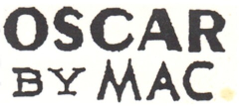 OSCAR BY MAC. Logo (DPMA, 10/08/1992)