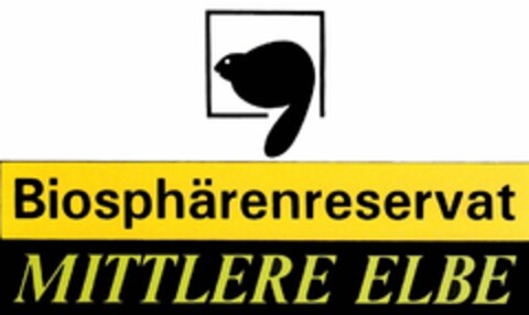 Biosphärenreservat MITTLERE ELBE Logo (DPMA, 20.01.1993)