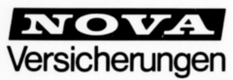 NOVA VERSICHERUNGEN Logo (DPMA, 02.04.1979)