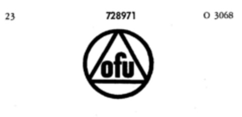 ofu Logo (DPMA, 10/14/1958)