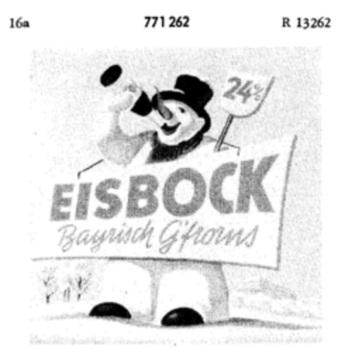 EISBOCK Bayrisch G`frorns Logo (DPMA, 02/15/1960)