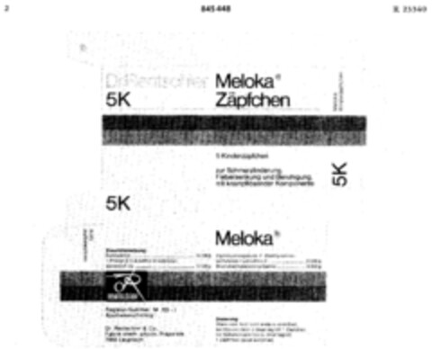 5K Meloka   Zäpfchen Logo (DPMA, 05/13/1967)