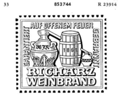 RICHARZ WEINBRAND Logo (DPMA, 21.11.1967)