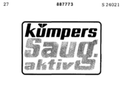 kümpers Saug-aktiv Logo (DPMA, 12/03/1970)