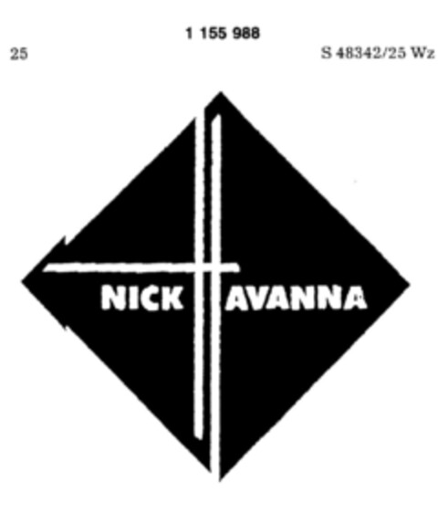 NICK HAVANNA Logo (DPMA, 04/27/1989)