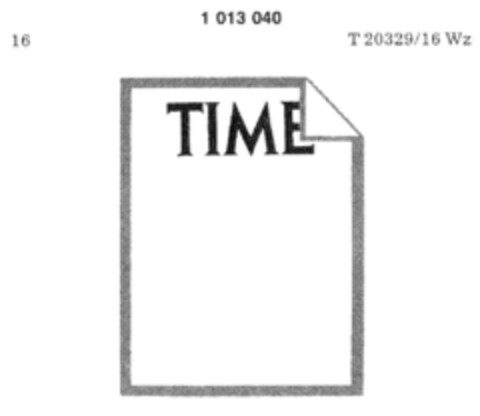 TIME Logo (DPMA, 05/10/1980)