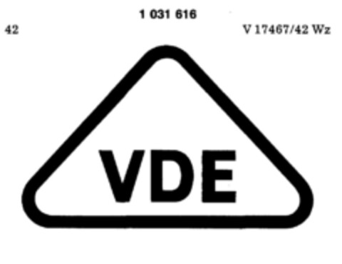 VDE Logo (DPMA, 03/10/1981)