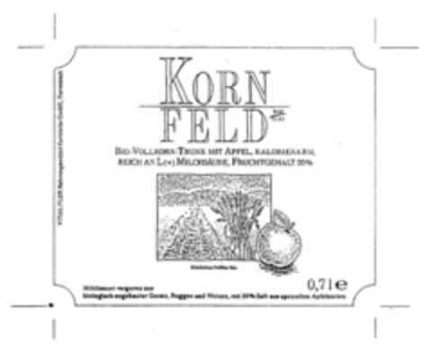 KORN FELD Logo (DPMA, 22.07.1989)