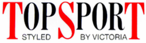 TOPSPORT STYLED BY VICTORIA Logo (DPMA, 21.10.1991)