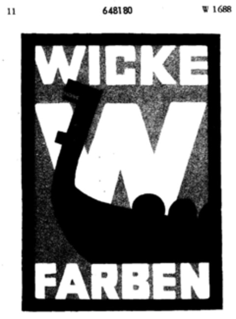 WICKE FARBEN Logo (DPMA, 05.05.1951)