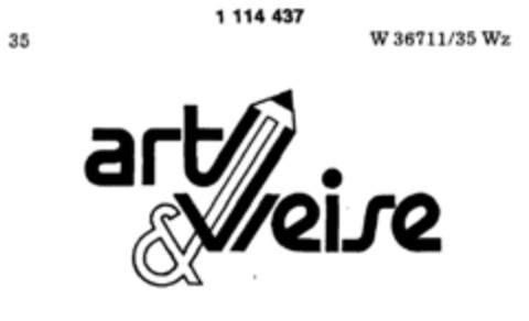 art&weise Logo (DPMA, 04.12.1986)