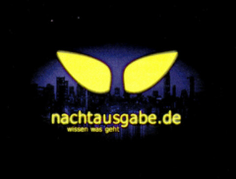 nachtausgabe.de wissen was geht Logo (DPMA, 05.05.2000)