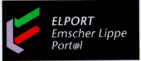 ELPORT Emscher Lippe Port@l Logo (DPMA, 11.04.2001)