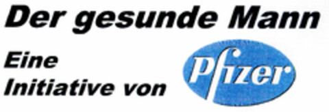Der gesunde Mann Eine Initiative von Pfizer Logo (DPMA, 21.08.2001)