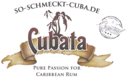 SO-SCHMECKT-CUBA.DE Cubata PURE PASSION FOR CARIBBEAN RUM Logo (DPMA, 10.05.2012)