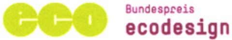 eco Bundespreis ecodesign Logo (DPMA, 03/07/2014)