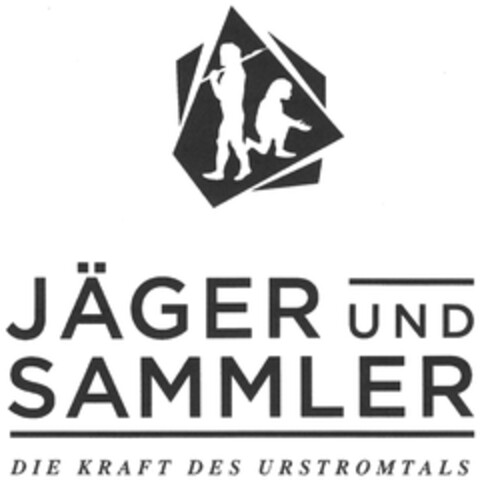 JÄGER UND SAMMLER DIE KRAFT DES URSTROMTALS Logo (DPMA, 01.04.2014)