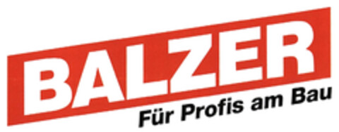 BALZER Für Profis am Bau Logo (DPMA, 18.04.2023)