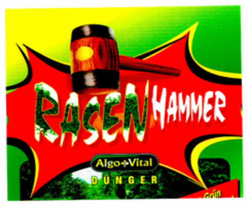 RASENHAMMER Algo+Vital DÜNGER Logo (DPMA, 26.01.2002)