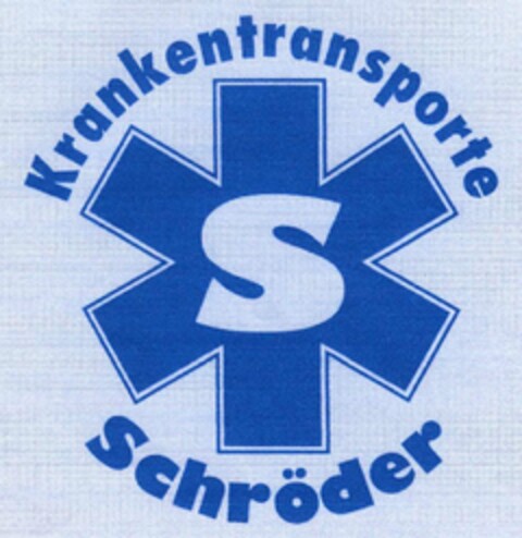 Krankentransporte Schröder Logo (DPMA, 12.11.2002)