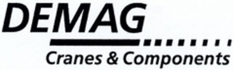 DEMAG Cranes & Components Logo (DPMA, 03/12/2004)