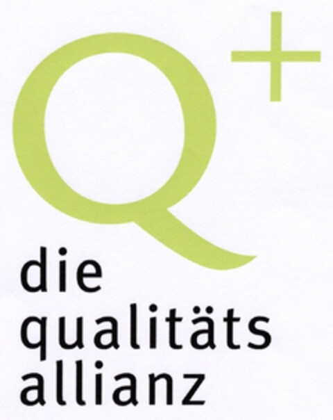 Q+ die qualitätsallianz Logo (DPMA, 30.08.2005)