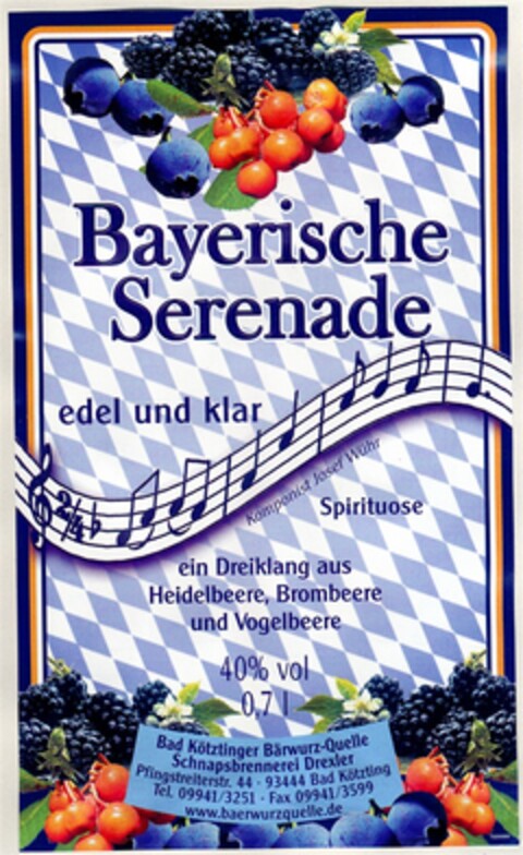 Bayerische Serenade Logo (DPMA, 22.01.2007)