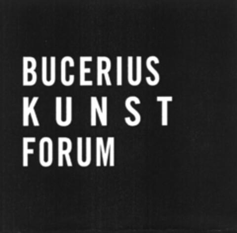 BUCERIUS KUNST FORUM Logo (DPMA, 08/02/2007)