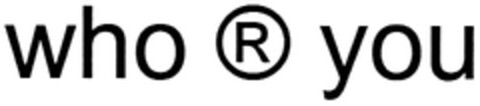 who R you Logo (DPMA, 21.08.2007)