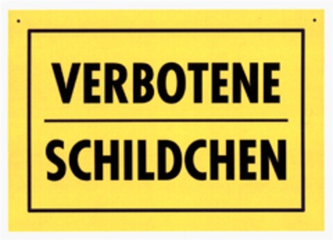 VERBOTENE SCHILDCHEN Logo (DPMA, 14.08.2007)