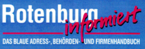 Rotenburg informiert Logo (DPMA, 06/09/1995)