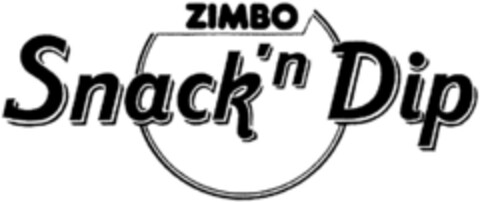 ZIMBO Snack'n Dip Logo (DPMA, 09/29/1995)